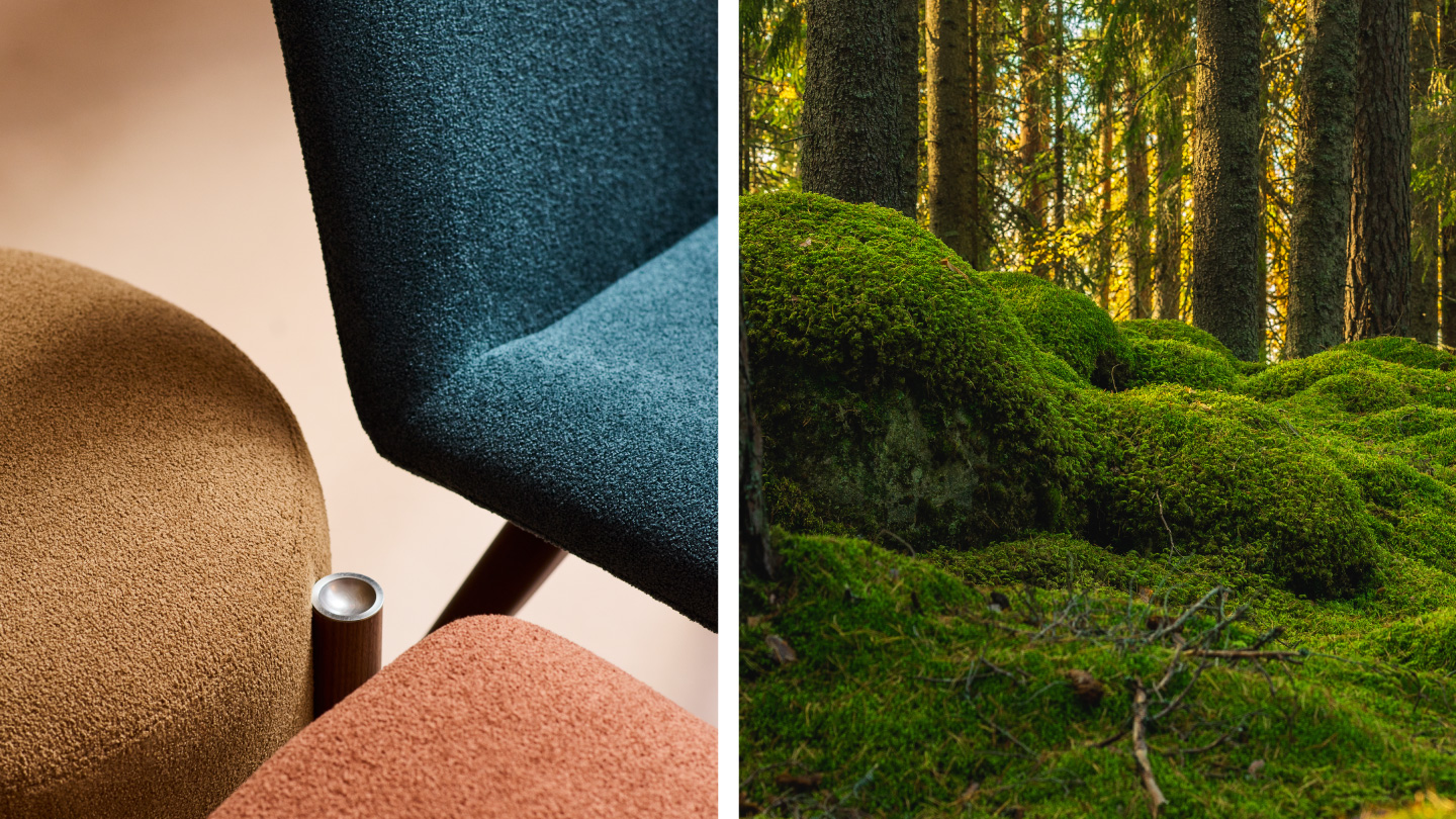 "Moody Moss Textiles with Moss Inspiration"